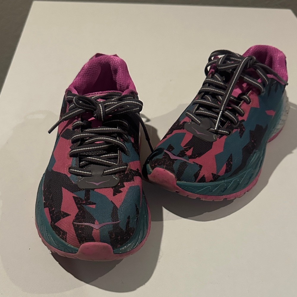 Hoka Women's Shoes - Pink and Teal